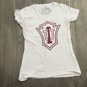 Homefield Indiana Hoosiers Vintage 1910 IU Crest T-Shirt Heather Oatmeal Size M
